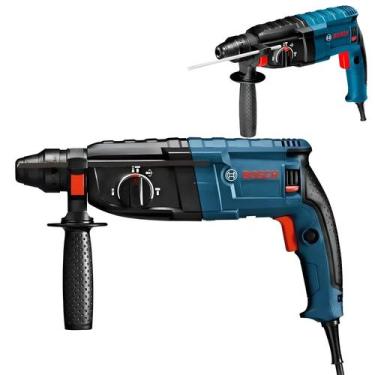 Imagem de Martelo Perfurador Elétrico Profissional Bosch GBH2-28 D Potente Com C