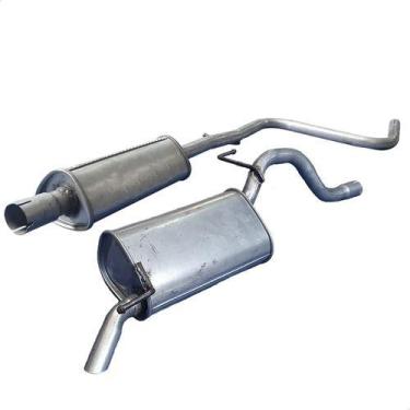 Imagem de Kit Escapamento Abafador + Silencioso Palio 1.3 2003 A 2005 - ScapJá