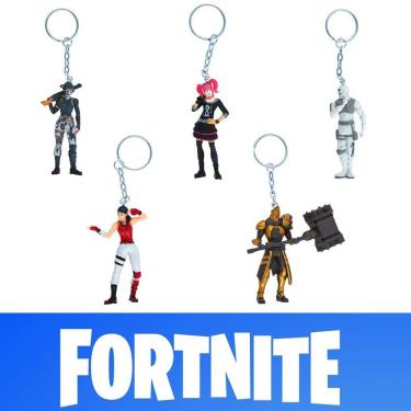 Imagem de Fortnite Chaveiros 5pk Elite Agent Lace Scratch Scarlet Gold