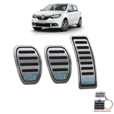 Imagem de Pedaleira Manual Renault Sandero Vibe 2018 2019 Preto