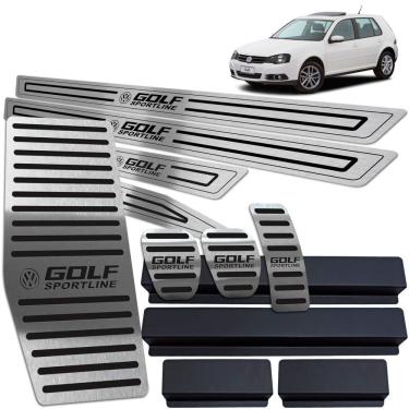 Imagem de Pedaleira Soleira Descanso Golf Sportline Até 14 Preto B.R