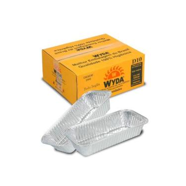 Imagem de Embalagem Para Bolo Inglês Amarela Com 100  650ml - Wyda