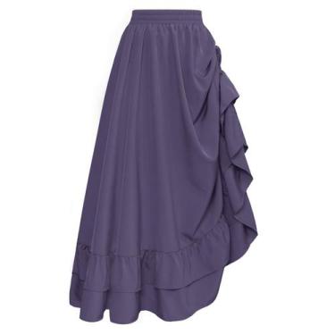 Imagem de Fantasia Saia pirata Scarlet Darkness Renaissance Purple XL