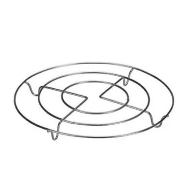 Imagem de Descanso de Panela Redondo Inox 14cm - Abbmix, 14cm