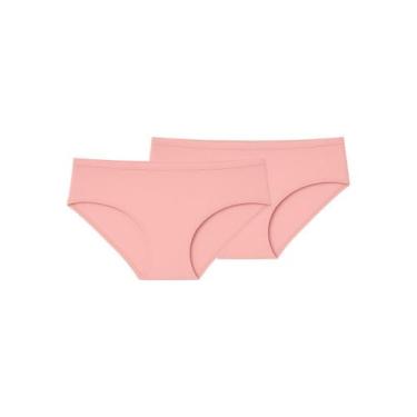 Imagem de Kit com 2 Calcinhas Biquíni Liz 50376, Rosa, M
