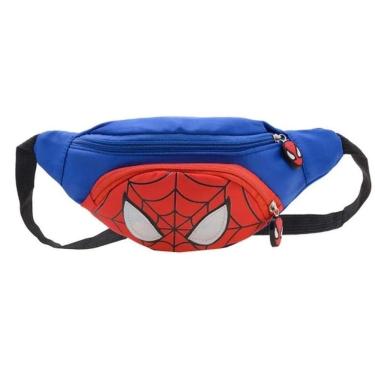 Imagem de Pochete Infantil Homem Aranha Bolsa Cintura Escolar Mochila