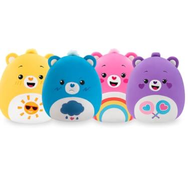 Imagem de Pelúcia Care Bears 20 cm – Ursinhos do Carinhosos Estilo Squishmallow | Super Macia, Fofa e Colecionável