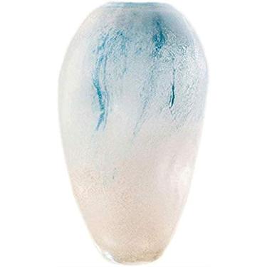 Imagem de Vaso Grave Dayscreative Simplicity Glass Art Utensils Decoração de Casa Azul Gradiente Irregular Atendimento ao Cliente Equipe Vidro para Flores (Tamanho: Estilo Três) (Tamanho: Estilo Dois) (Estilo