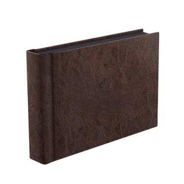 Imagem de Album Auto Colante Instalivro 10x15 Para 20 Fotos com Gravação a Laser (Tork Marron Nossa Historia 1)