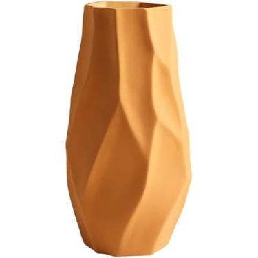 Imagem de CYYHGD Vasos de cerâmica com arranjos florais, vasos decorativos para sala de jantar, sala de estar, secretária, adequados para casamentos, escritórios, festas, decoração de casa