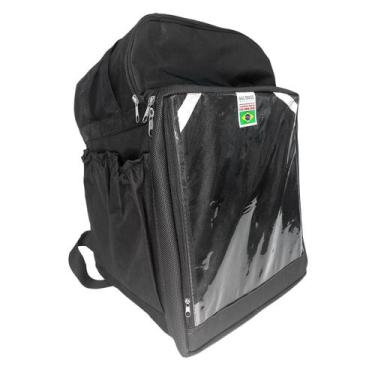 Imagem de Mochila Bag Brasil Invertida 45L Bolsão Extra Delivery Com isopor Lami