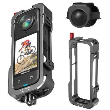 Imagem de Gaiola de proteção de câmera REYGEAK para Insta360 X4 com capa