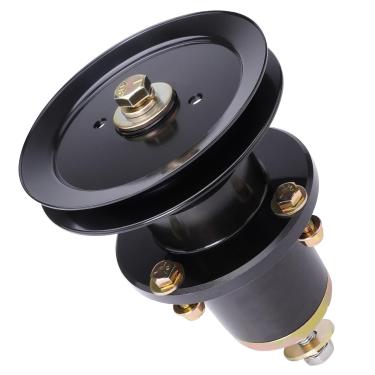 Imagem de TENGMUJX Conjunto de eixo 037-6015-50 037-6015-00 com polia de eixo 033-6004-00 para Bad Boy ZT El ITE, Mav Erick, CZT, Pup Ligh tning Mav Erick 152.4 cm 154.9 cm deck de cortador