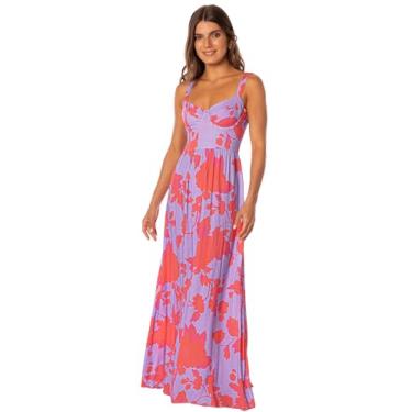 Imagem de Maaji Vestido longo feminino, roxo/pastel, P