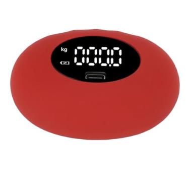 Imagem de SPYMINNPOO Design Ergonômico de Dinamômetro Manual de 180KG, Testador de Força de Preensão Recarregável Com USB Tipo C, Treinador para Entusiastas de Fitness, Exercitador para Força (KG)