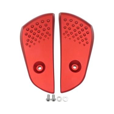 Imagem de harayaa Apoio para os pés para pedais de motocicleta, acessórios de substituição e reparo, apoio para os pés em liga de alumínio da moda para Sprint 150, Vermelho