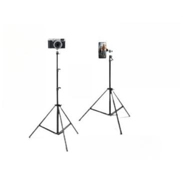 Imagem de Tripé Grande De 2,1 Metros, Suporte Para TelemóVel E CâMara(Sup/Celular+Ball Head+Controle)