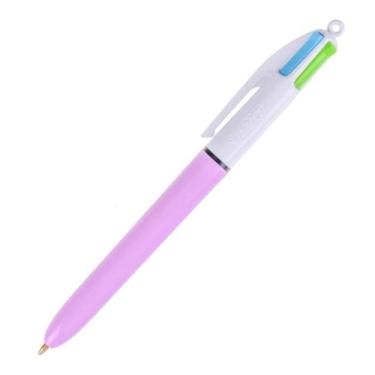 Imagem de Caneta bic 4 cores fashion corpo rosa az/vd/rs/rx