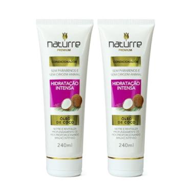Imagem de 2 Condicionador Óleo de Coco Naturrê 300ml Nutrição e Brilho