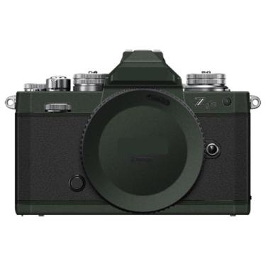Imagem de ZFC Película para Câmera Adesivo Anti-Riscos Película Protetora de Vinil Protetor Corporal Capa Decalques para Nikon Z FC (Verde Friso + Couro Preto)