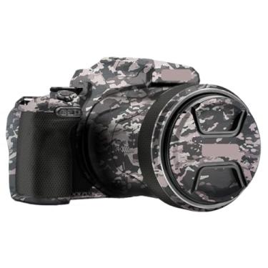 Imagem de COOLPIX P1100 Película protetora de vinil antirriscos para câmera película protetora de vinil capa de decalques para Nikon COOLPIX P1100 (Camuflagem de campo)