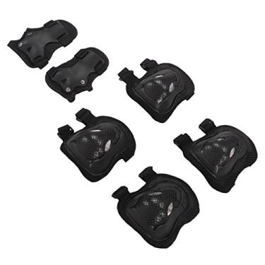 Imagem de ZJchao Conjunto de Joelheiras e Cotoveleiras Infantis, Joelheiras para Mulheres, Cotoveleiras, Crianças, Adultos, Conjunto de Equipamentos de Proteção Esportiva, Protetores de Pulso para