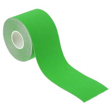 Imagem de Fita de argola aérea de 5 m x 5 cm, fita atlética adesiva antiderrapante para ioga para exercícios de ginástica, verde