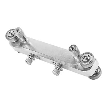 Imagem de RiToEasysports Lixadeira de Ponte de Porca Eficiente, Ferramenta de Lixamento Luthier para Baixo de Guitarra, Porcas e Selas Perfeitamente Quadradas Em Segundos (Prata)