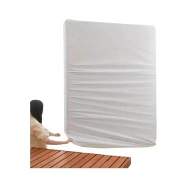 Imagem de Capa De Colchão Impermeável E À Prova De Poeira, Cor Sólida, Protetor 