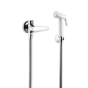 Imagem de Ducha Higiênica Com Registro Lorenjoy Branco E Cromado 1984 C32