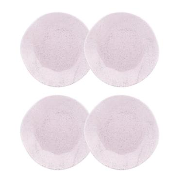Imagem de Conjunto 4 Pratos Fundo 22,5cm Ryo Pink Sand Porcelana Oxford