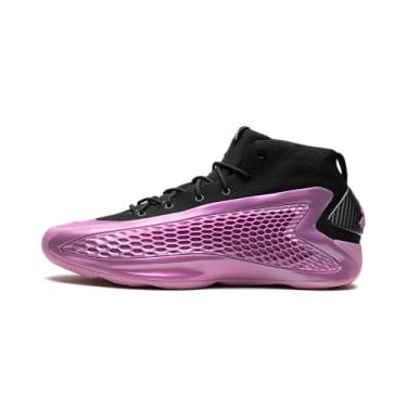 Imagem de adidas Tênis de basquete masculino Anthony Edwards 1, Core Black-Preloved Purple, 39