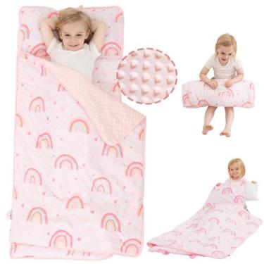 Imagem de Saco de dormir Viviland Toddler Nap Mat com travesseiro 135x53 cm