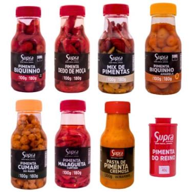 Imagem de Kit Pimentas em Conserva  7 Conservas Artesanais + Pimenta do Reino  O