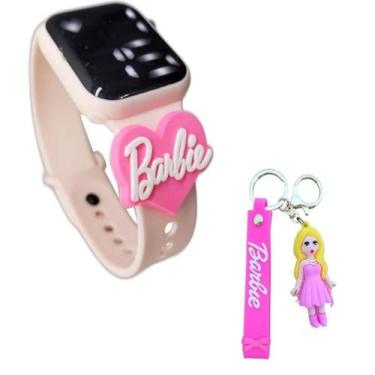 Imagem de Chaveiro Relógio BARBIE Infantil Digital Resistente à Água-R - SMACTUD