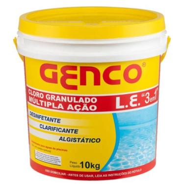 Imagem de Cloro Granulado L.E. Balde de 10 Kilos - 405248A - GENCO