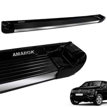 Imagem de Estribo Lateral Amarok CD 2010 a 2025 Preto Mystic Personalizado