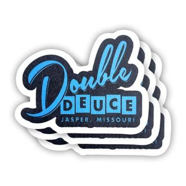 Imagem de (3 peças) Adesivo duplo Deuce Jasper Missouri, frases motivacionais sarcásticas, citação humorística, decalque de vinil para Kindle, laptop, garrafa de água, capacete rígido de telefone, adesivo de