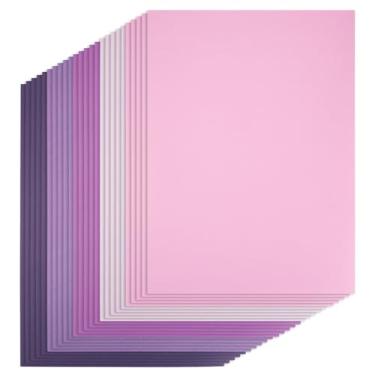 Imagem de Handship 30 folhas de papel colorido A4 para artesanato, 29 x 21 x 20 cm, cartão retangular, colorido, dupla face, para fazer cartões, impressão de escritório, decoração de aniversário, cores mistas