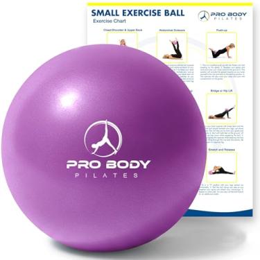 Imagem de Mini Exercise Ball - 23cm Small Bender Ball for Stability, Barre, Pilates, Yoga, Core Training and Physical Therapy