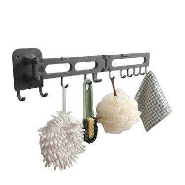 Imagem de Cabide de cozinha, Cabide de utensílios de cozinha | Racks para utensílios de parede com 12 ganchos | Ganchos utilitários, suporte para utensílios de cozinha, ganchos de parede adesivos para cozinha,