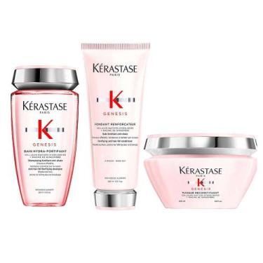 Imagem de Kérastase Genesis Kit  Shampoo + Condicionador + Máscara Capilar - Ker