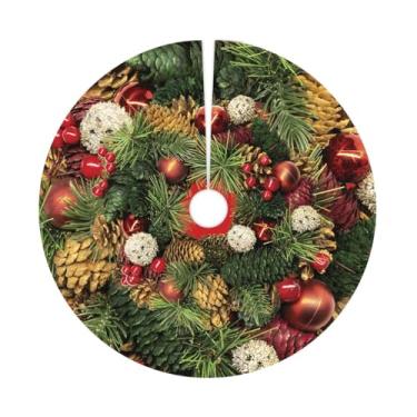 Imagem de Saia Tapete Para Arvore De Natal 70cm Decoracao Base Enfeite Varios Modelos Adequado Para Salas De Estar E Quartos, Adicionando Alegria Festiva(Enfeites SA-0001)