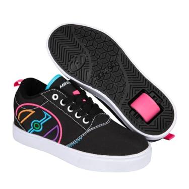 Imagem de Heelys Tênis infantil unissex de cano baixo com salto com rodas, Preto Multi, 17