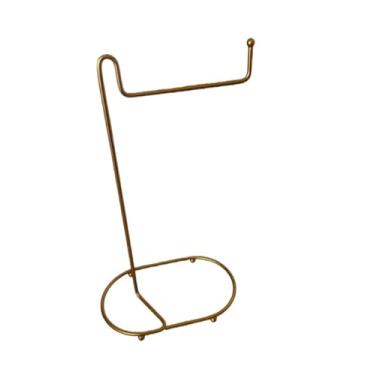 Imagem de Porta Toalha de Rosto Lavabo Pia Banheiro Dourado Rose Gold Preto Fosco suporte toalha banheiro Suporte Decorativo para Banheiro, Lavabo e Cozinha, Prático e Elegante(DOURADO)
