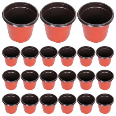 Imagem de UKCOCO Conjunto de 50 Vasos Plásticos para Viveiro - Vaso de Plantas de 12 Cm Com Drenagem - Recipiente para Mudas de Flores, Suculentas, Estacas E Transplante