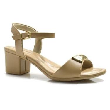 Imagem de Sandália de Salto Bloco Feminina Comfortflex-Feminino
