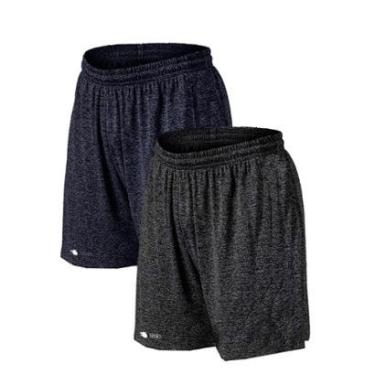 Imagem de Kit 2 Short Bermuda Plus Size Dry Academia Treino-Masculino