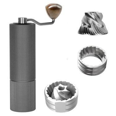 Imagem de iCoffee Moedor de Café Manual, Rebarba Cônica de aço Inoxidável CNC, Capacidade 20 g Moedor de Grãos de Café Manual