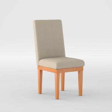 Imagem de Cadeira Reforçada Para Mesa De Jantar bege